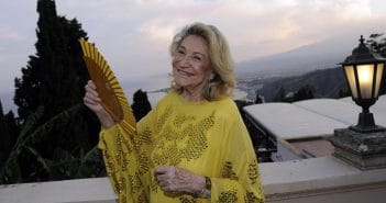 Marta Marzotto durante il party al sessantesimo Taormina Film Festival, 15 giugno 2014