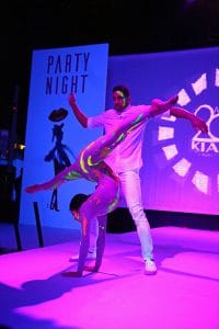 Party Night KIABI, 15 settembre 2016; acrobatic performance