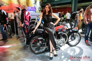 Eicma 2016, Milano Rho Fiera; Eicma girl; Stand Ruote da sogno