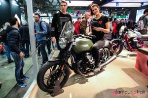 Eicma 2016, Milano Rho Fiera; Stand Moto Guzzi; Eicma girl