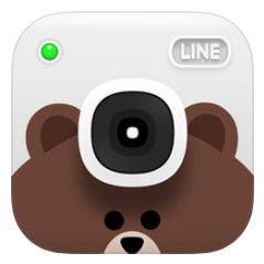 LINE Camera selfie app.
