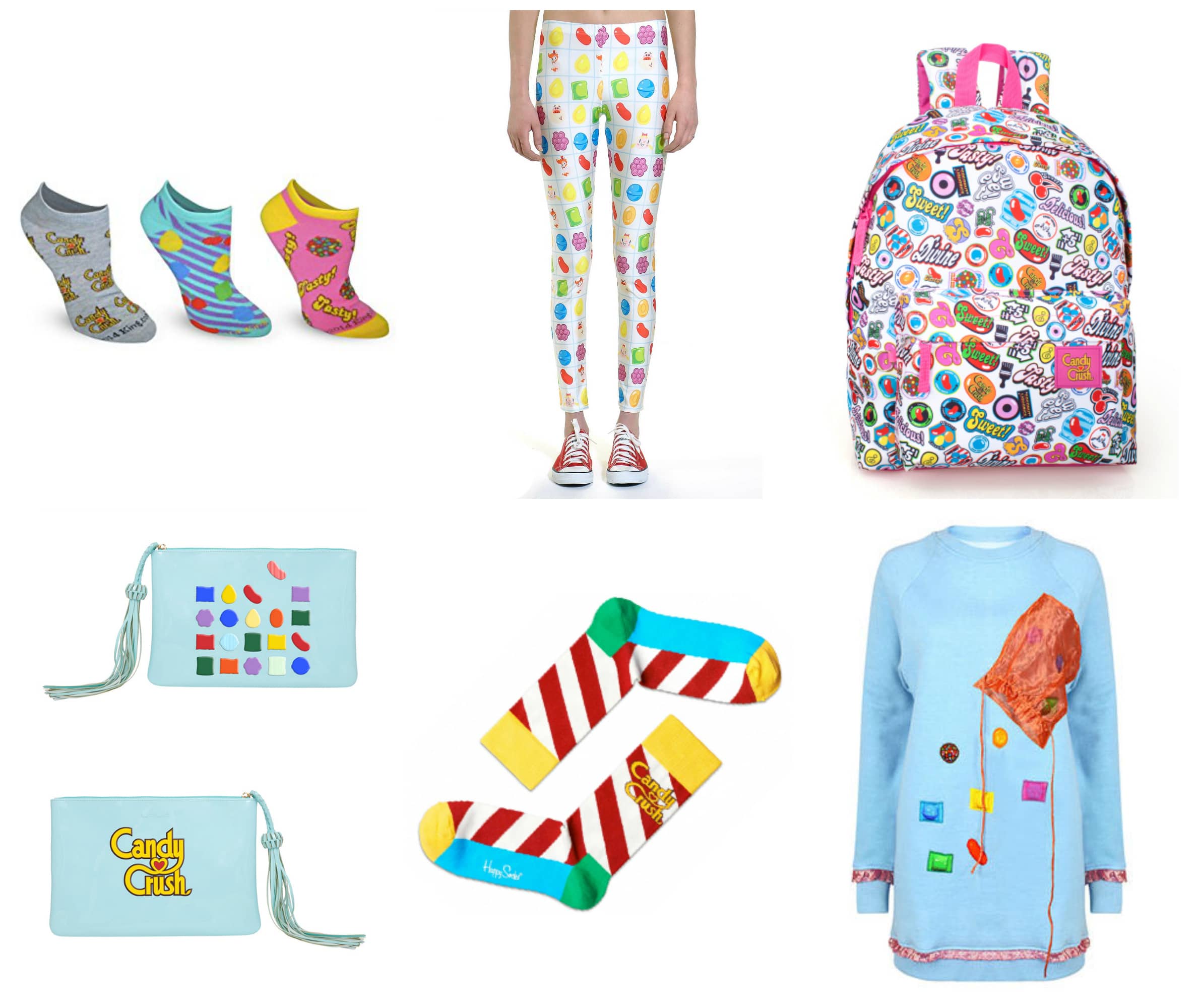 Candy Crush fashion collection.