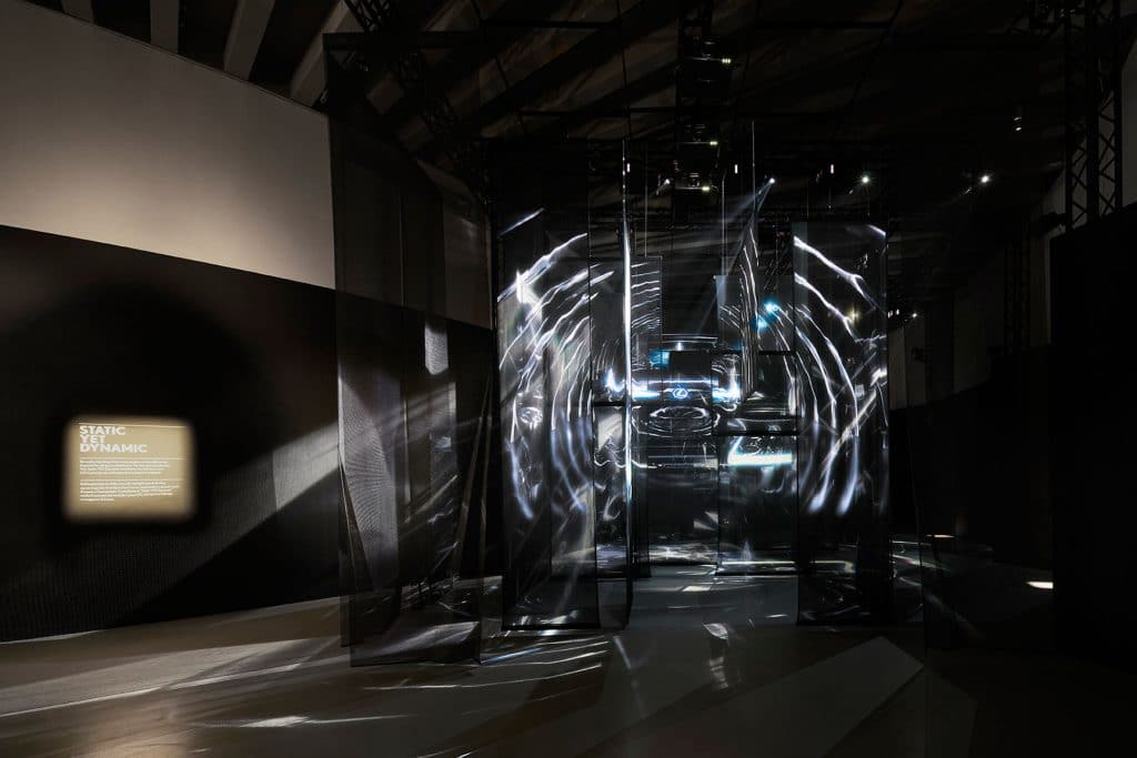 Installazione "Static YET Dynamic" Lexus Design Award