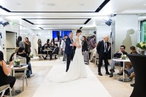 Presentazione abiti da sposa Alessandra Rinaudo all'Hotel Gallia di Milano