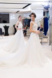 Presentazione abiti da sposa Alessandra Rinaudo all'Hotel Gallia di Milano