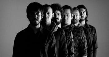 La formazione completa dei Linkin Park.