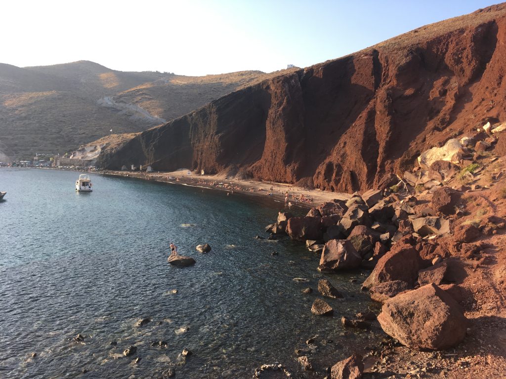 Santorini, Red Beach