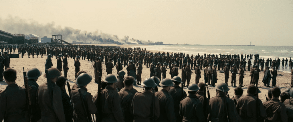Scena dal film Dunkirk