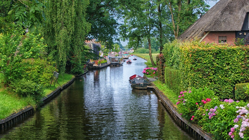 Giethoorn in Olanda.