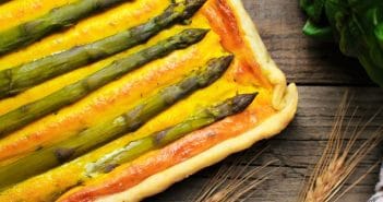 quiche con asparagi e crescenza