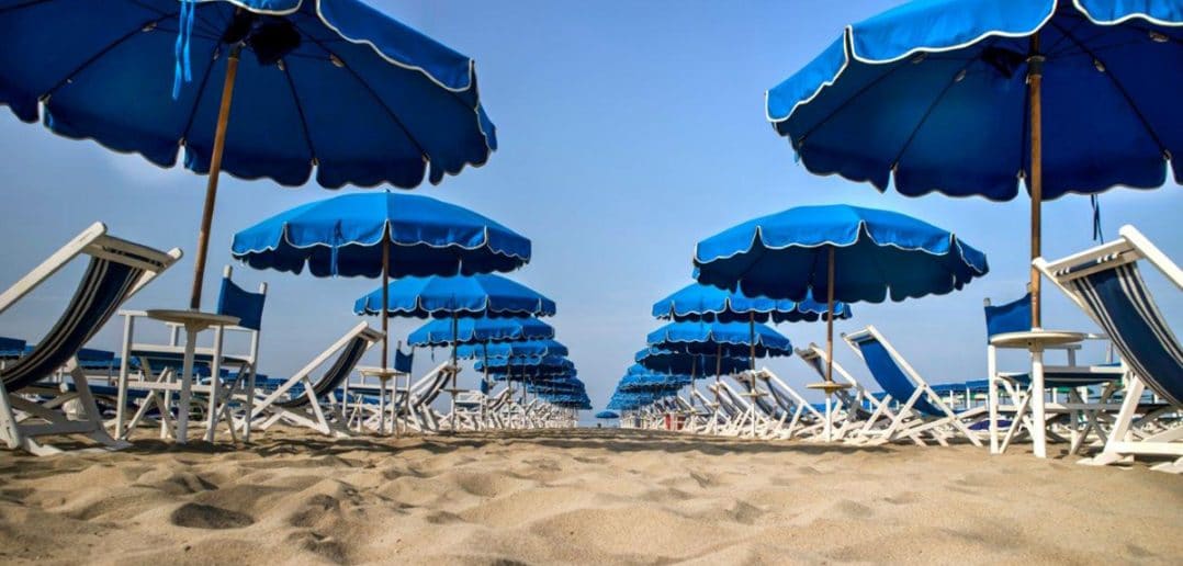 Playaya, applicazione ombrelloni spiaggia