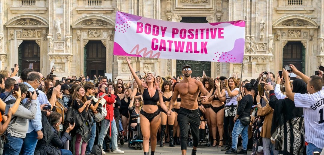 Body Positive Catwalk 2019, Milano. Laura Brioschi curvy model