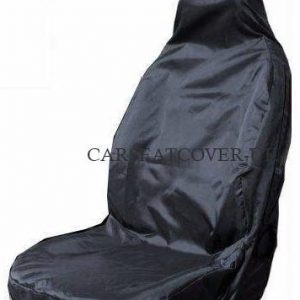 Carseatcover-UK Heavy Duty Black Waterproof Car Seat Cover - Single (Airbag Friendly)