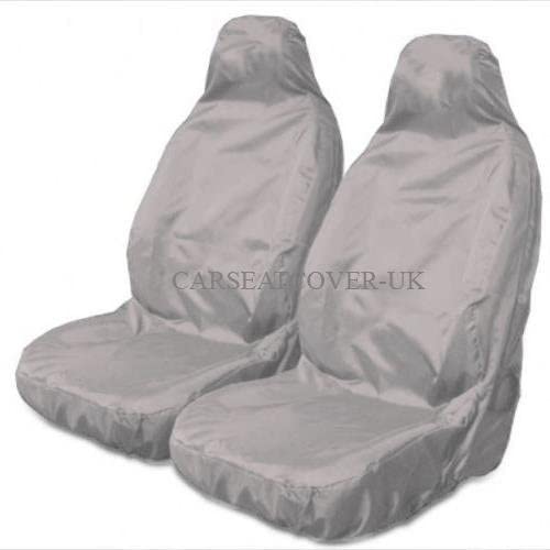 Carseatcover-UK BLKWPSPFP920 Heavy Duty Black Waterproof Car Seat Covers/Protectors - 2 x Fronts