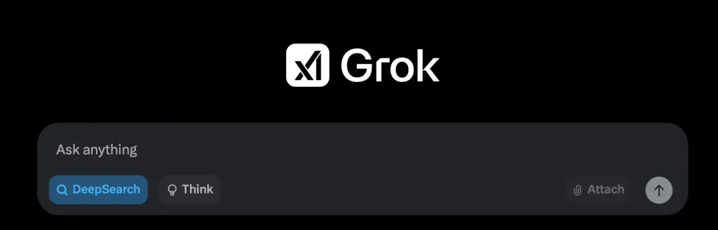 grok funcion deep y funcion think