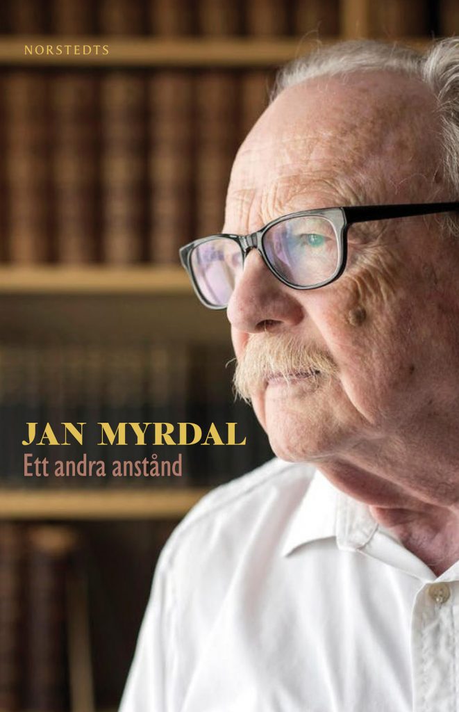 Bokomslag: "Ett andra anstånd" av Jan Myrdal. Bild: Norstedts förlag