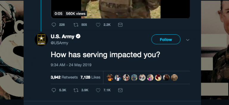 Hur har man det i USA:s armé?