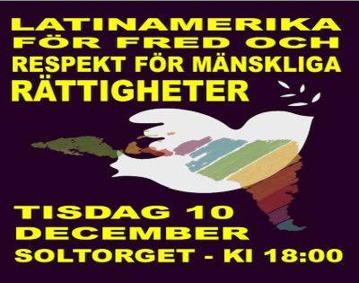 Kom till ljusmanifestationen på Soltorget 10/12!