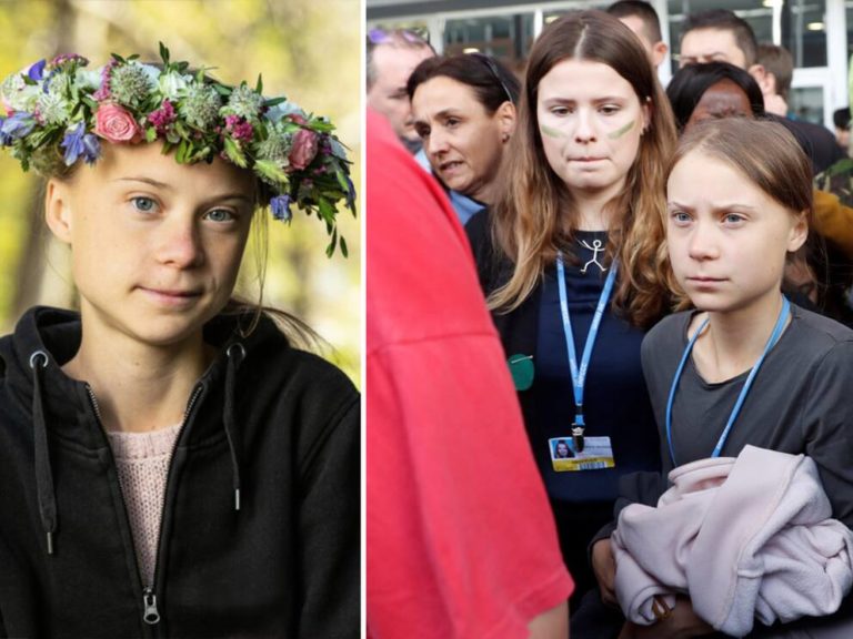 Greta Thunberg möter etablissemanget i USA. Gullar eller kritiserar hon?