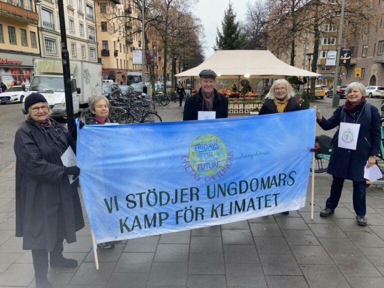 ”Gretas gamlingar” tillbaka på torget