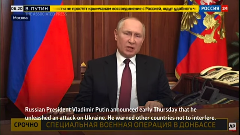 ”Putin har missuppfattat västvärlden. Om han inte vaknar upp snart är Armageddon nära”