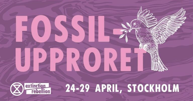 Fossilupproret! Kom till Björns trädgård fredag 29/4 kl 15.30!