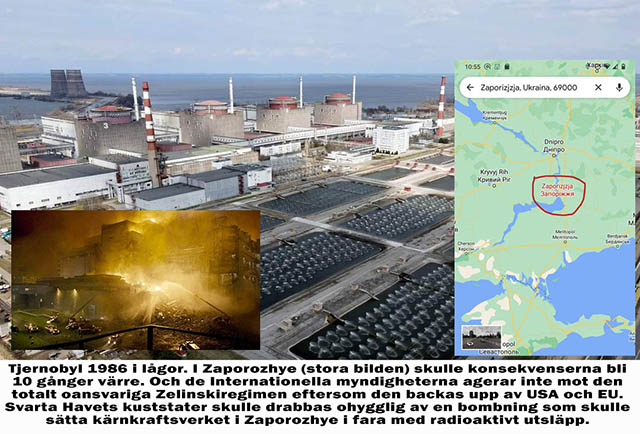 Är detta Ukrainas plan med beskjutningen av kärnkraftverket?