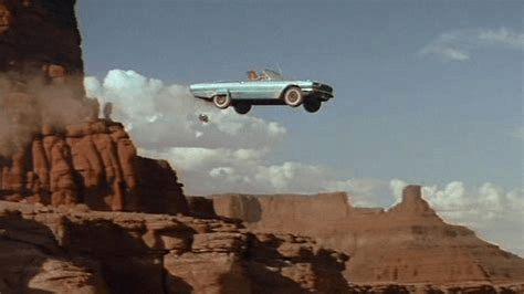 USA och Europa gör som Thelma och Louise – kör över en klippa!