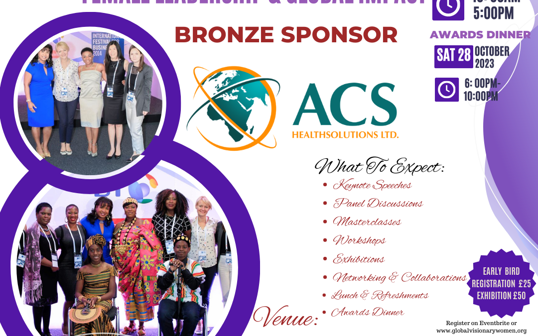 MEET OUR BRONZE SPONSOR FOR THE GLOBAL WOMEN LEADERSHIP SUMMIT 2023, ACS HEALTHSOLUTIONS LTD