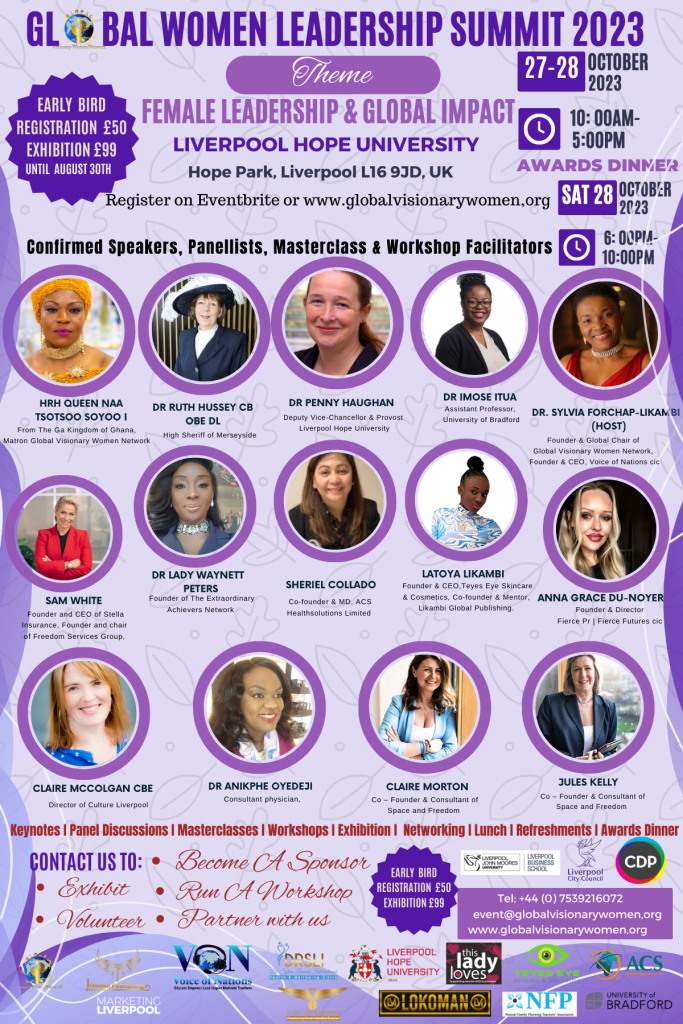 to Global Women Leadership Summit 2023 Empowering Female