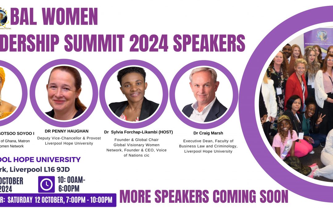Breaking News: World-Renowned Keynote Speakers and Thought Leaders Announced for Global Women Leadership Summit 2024!