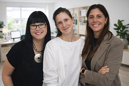 Sara, Vivianne and Martina