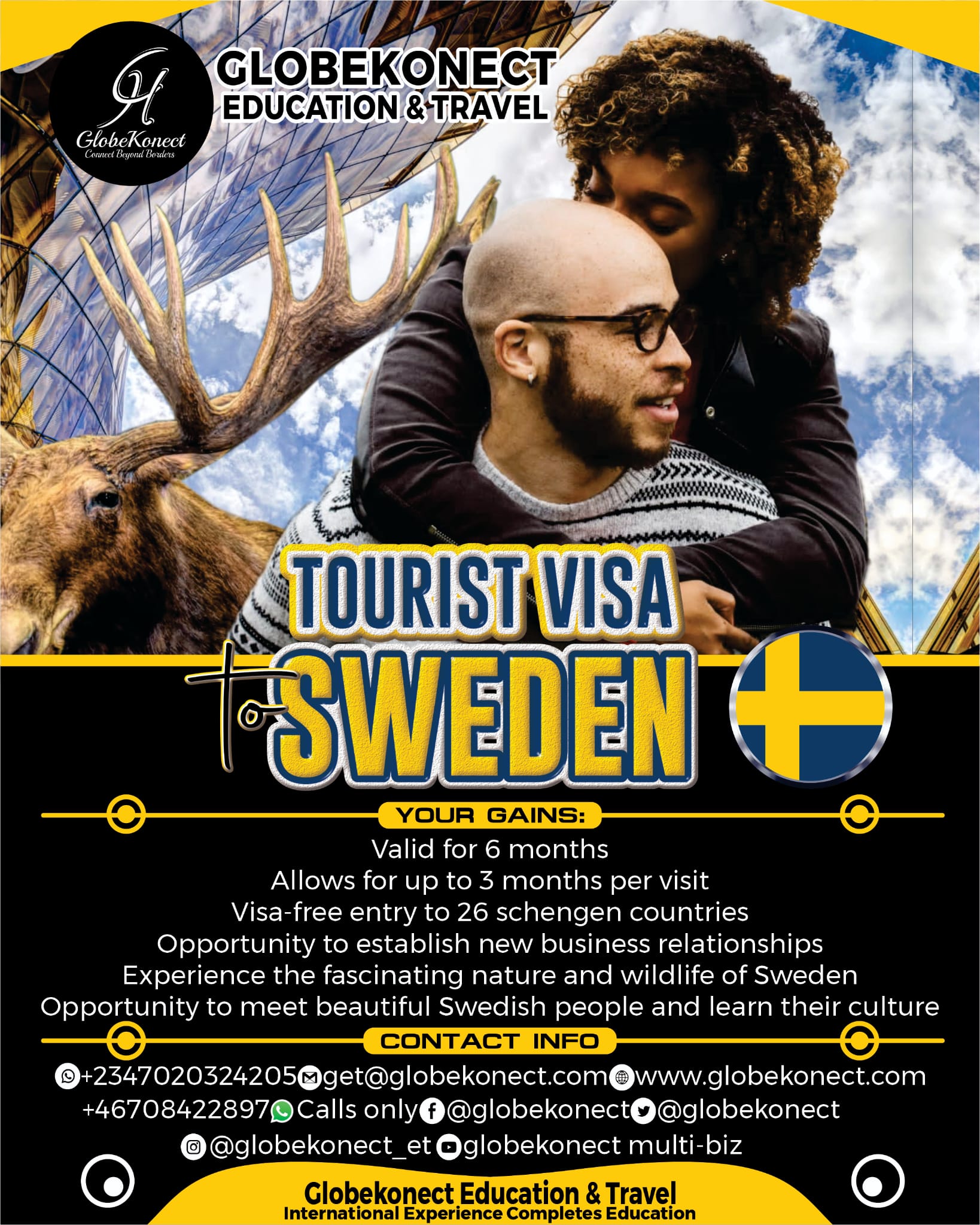 Tourist Visa to Sweden