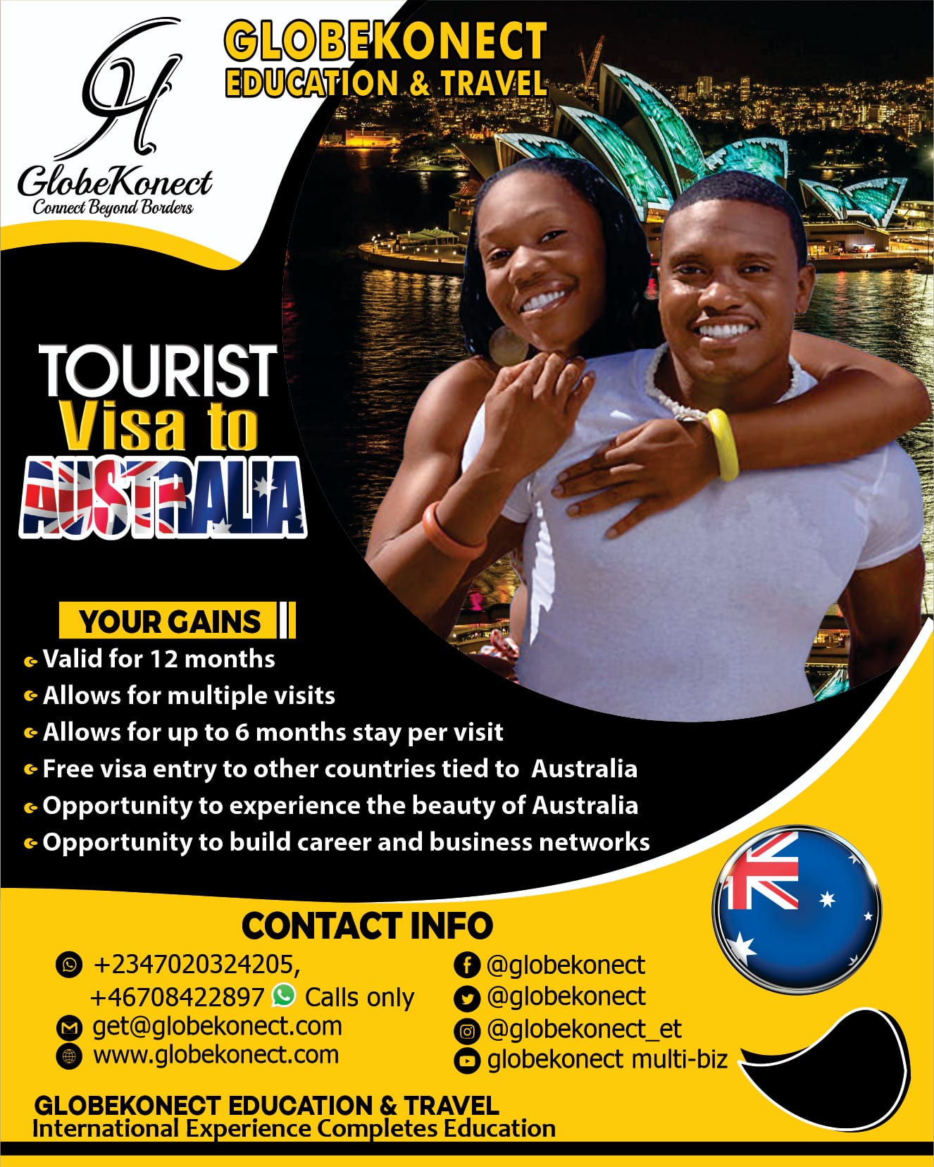 Tourist Visa to Australia