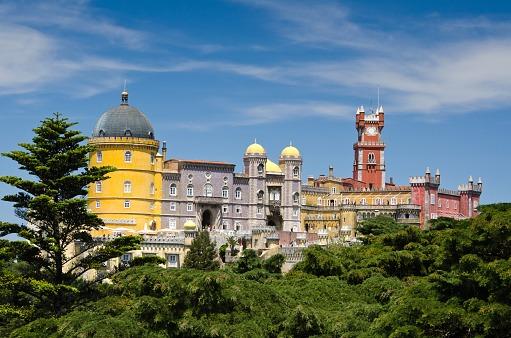 Pena Palace in Sintra, Lisbon, Portugal