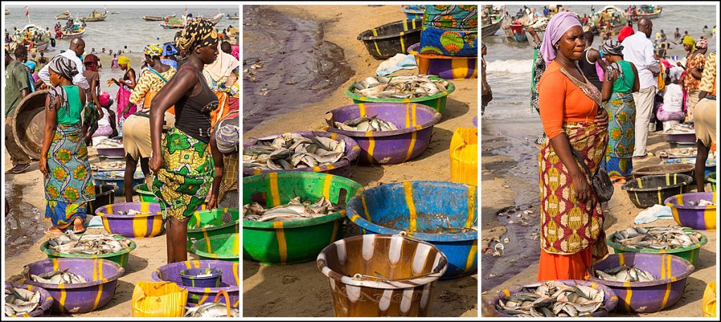 Tanji fiskemarked i Gambia
