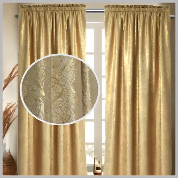 Goud Fluwelen Verduisterend Gordijn 140×250 – Goudprint