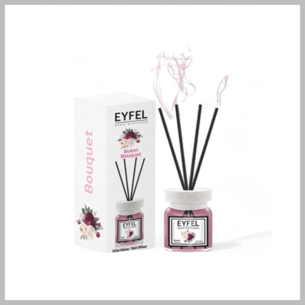 EYFEL PERFUME - Geurverspreider Bloemen Boeket 120 ml - Heerlijke Geurverspreider - Kamergeur - Bloemen Boeket
