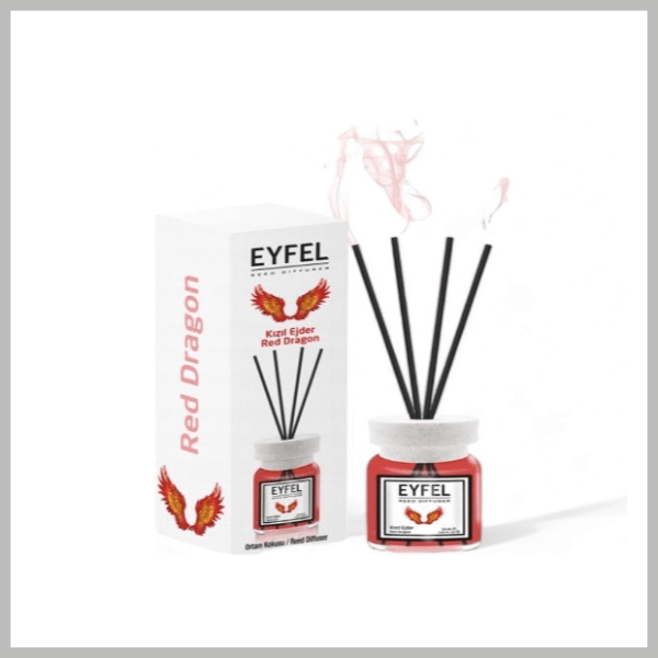 QZ1.5 (EYFEL PERFUME - GeurverspreiderRed Dragon 120 ml - Heerlijke Geurverspreider - Kamergeur - Oosterse specerijen)