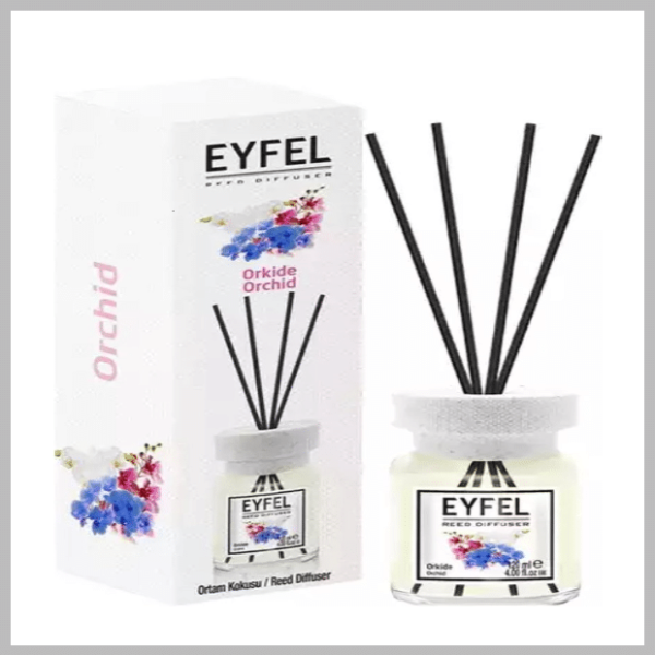 GZ1.6 (EYFEL PERFUME - Geurverspreider Orchidee 120 ml - Heerlijke Geurverspreider - Kamergeur - Orchidee)