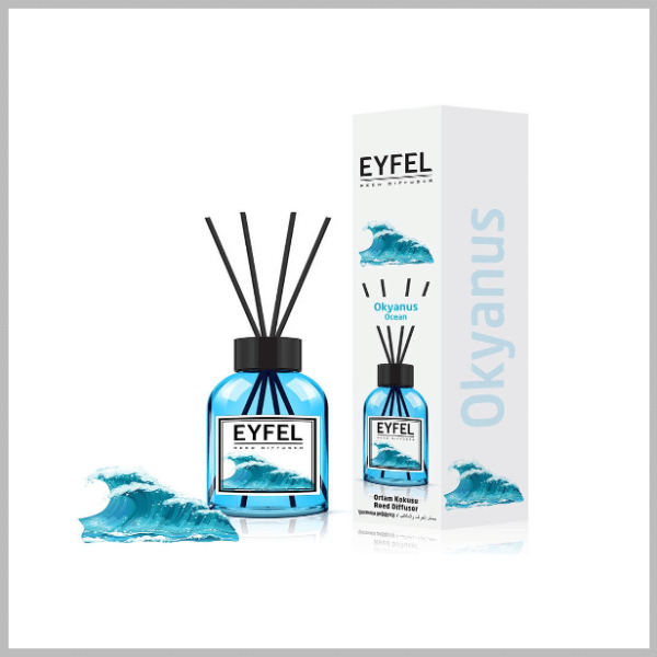 GZ1.8 (EYFEL PERFUME - Geurverspreider ocean 120 ml - Heerlijke Geurverspreider - Kamergeur - Ocean Fragrance)