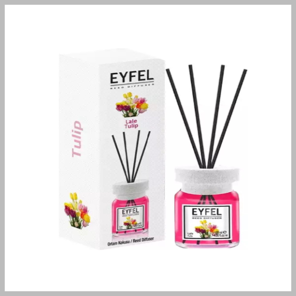 GZ2.2 (EYFEL PERFUME - Geurverspreider Lale Tulip 120 ml - Heerlijke Geurverspreider - Kamergeur - Tulip)