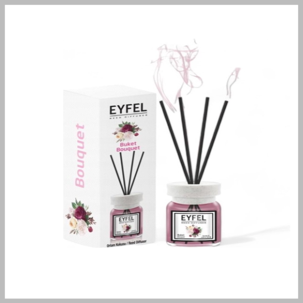 GZ2.5 (EYFEL PERFUME - Geurverspreider Bloemen Boeket 120 ml - Heerlijke Geurverspreider - Kamergeur - Bloemen Boeket)