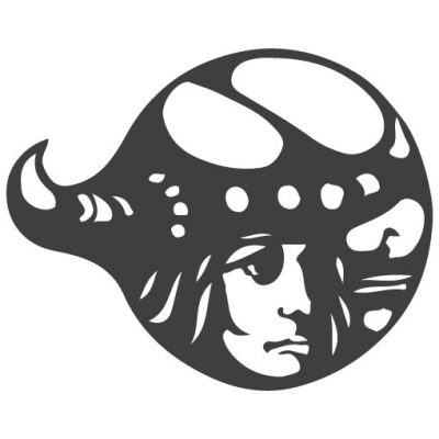 tegnet logo af viking