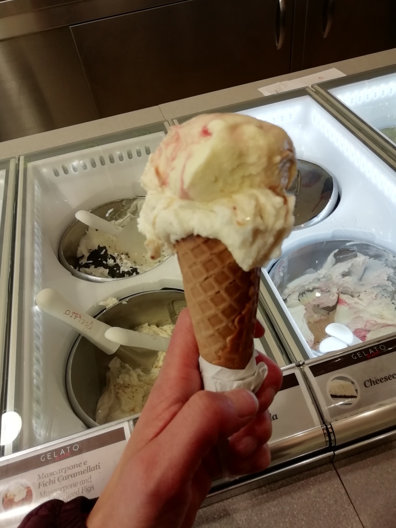 Glutenvrij ijsje in Rome