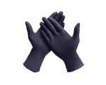 Handschoenen Modena Nails nitril zwart M 100 stuks