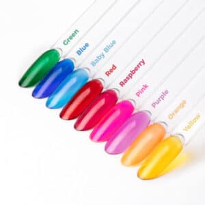 Gekleurde top Crystal Glass Molly Nails Baby Blue  HEMA/Di-HEMA no wipe  10g