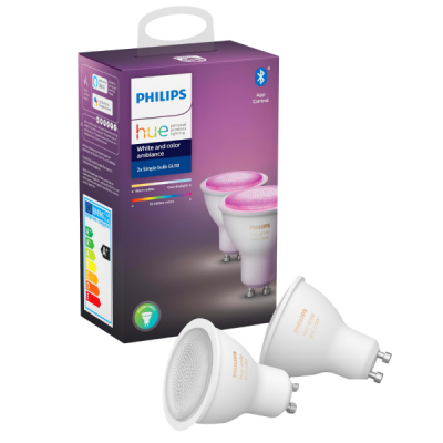Philips Hue White & Color Ambiance 2x GU10 lamp