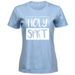 Holy Spirit | Ladies Sof T-Shirt | Light Blue | White print