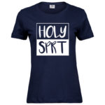 Holy Spirit | Ladies Sof T-Shirt | Navy | White print